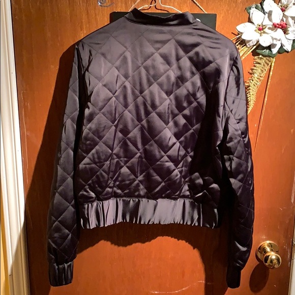 Black Bomber Jacket - Picture 2 of 2